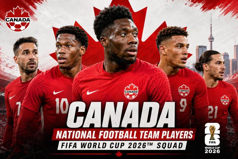 Canada National Football Team Players - FIFA World Cup 2026 Squad