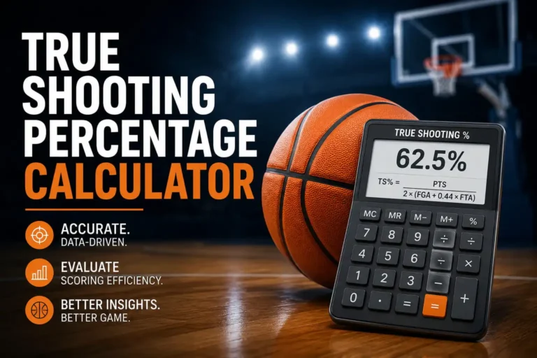 Basketball True Shooting Percentage Calculator